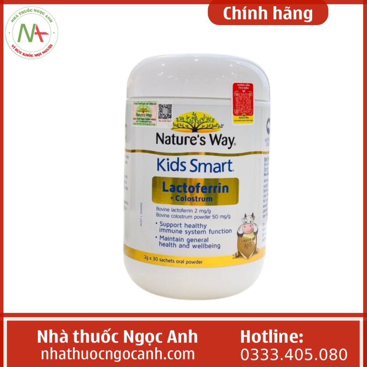 Nature's Way Kids Smart Lactoferrin + Colostrum