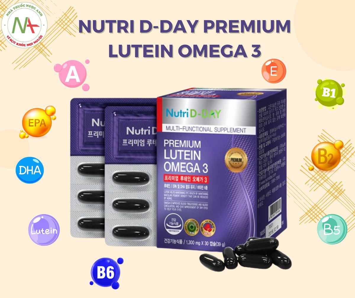 Nutri D-Day Premium Lutein Omega 3