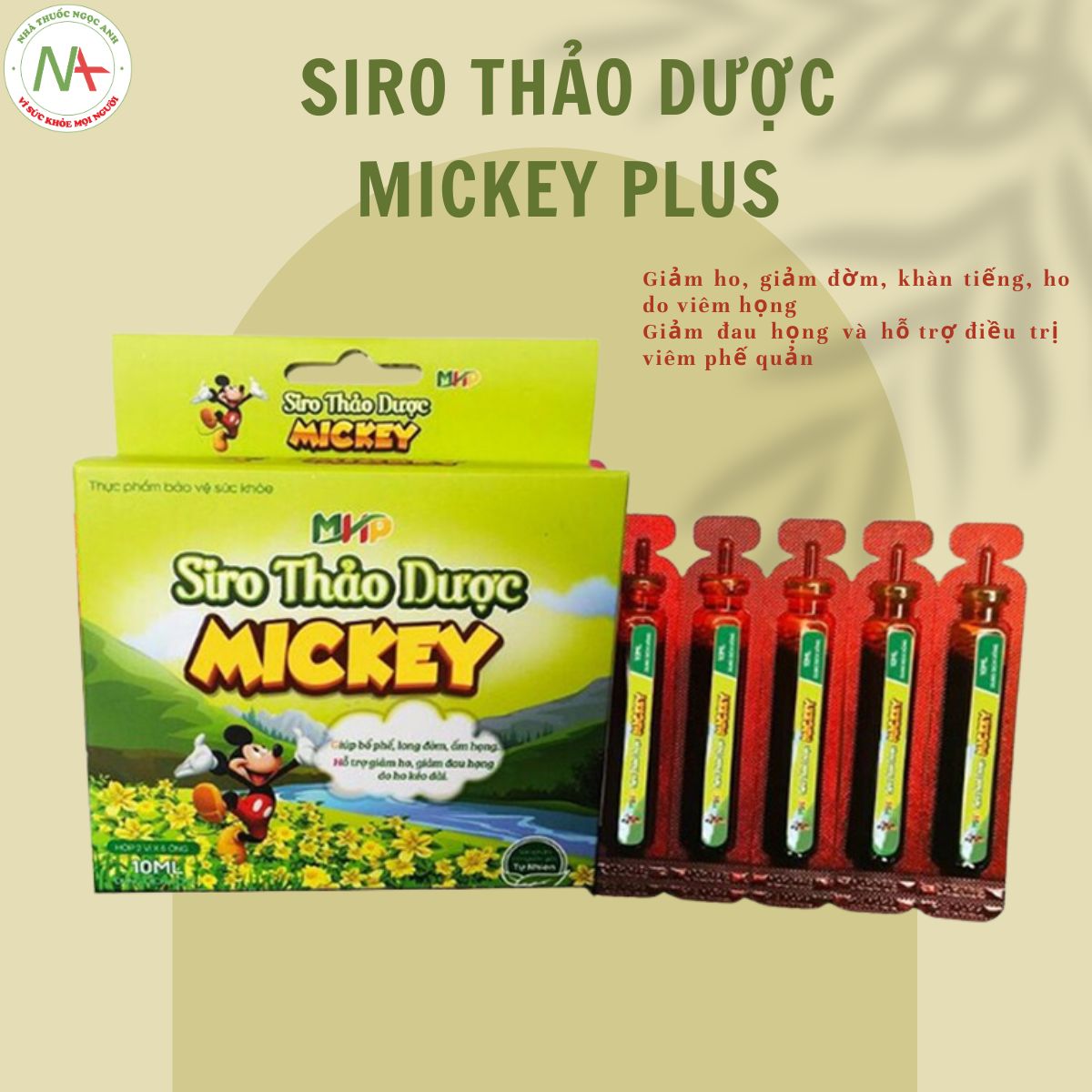 Siro Thảo Dược Mickey Plus