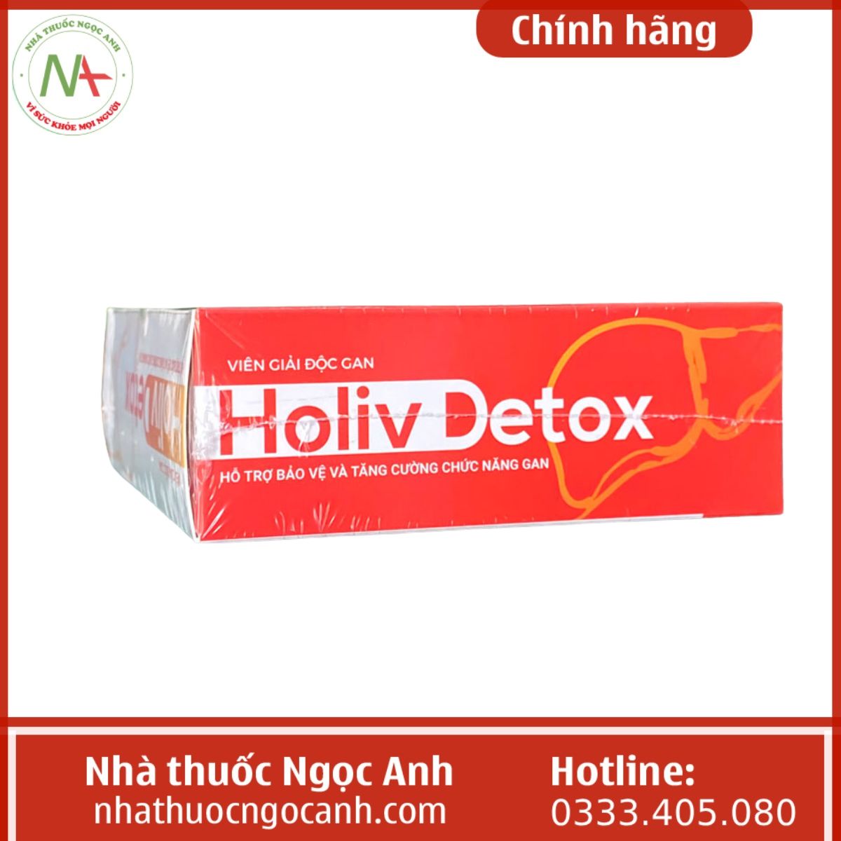 Viên giải độc gan Holiv Detox