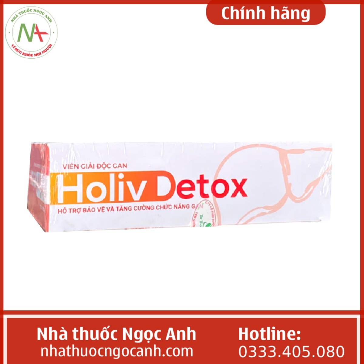 Viên giải độc gan Holiv Detox