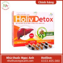 Viên giải độc gan Holiv Detox