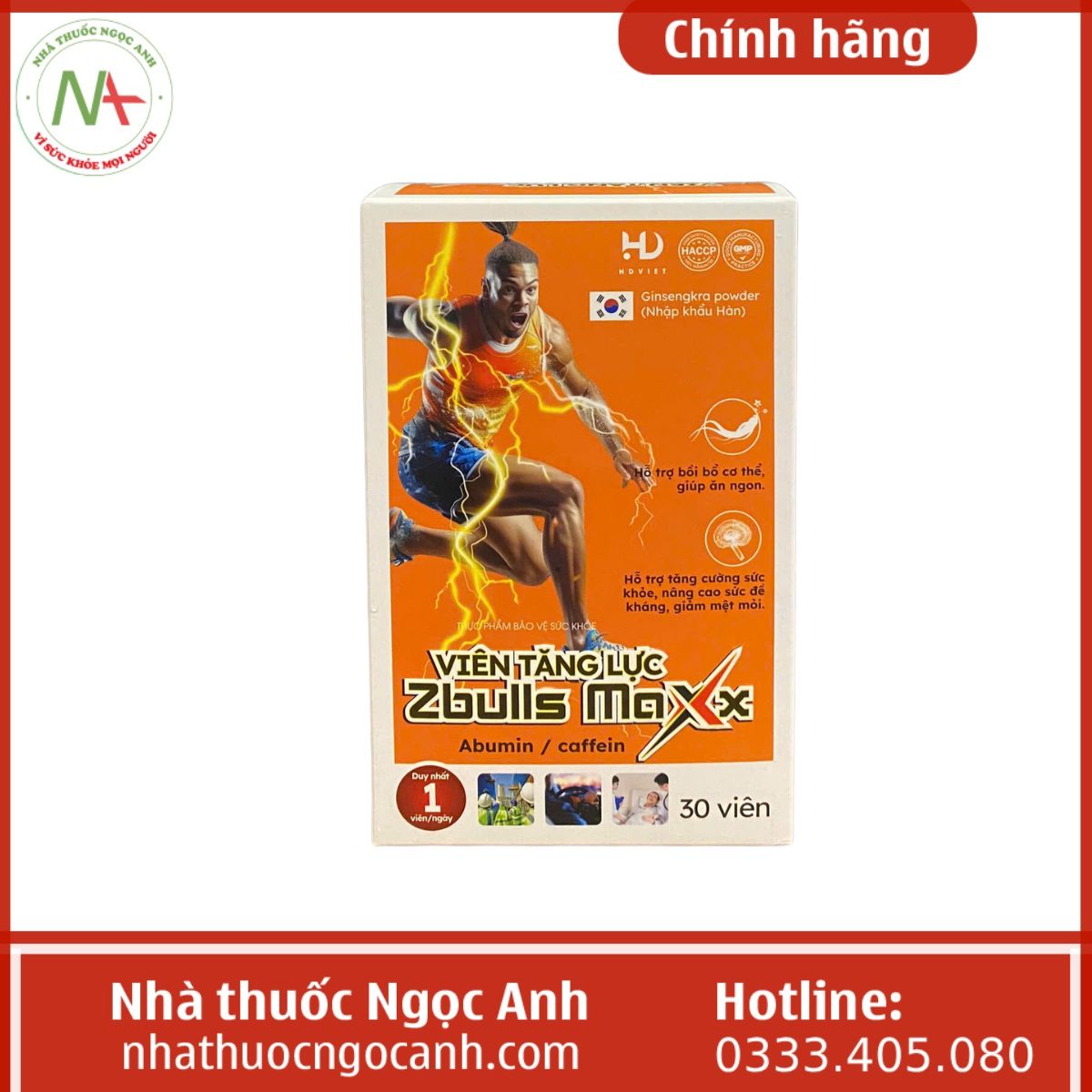 Viên tăng lực Zbulls Maxx