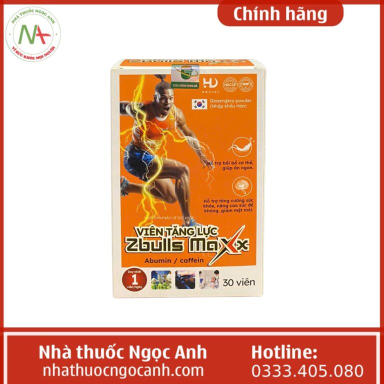 Viên tăng lực Zbulls Maxx