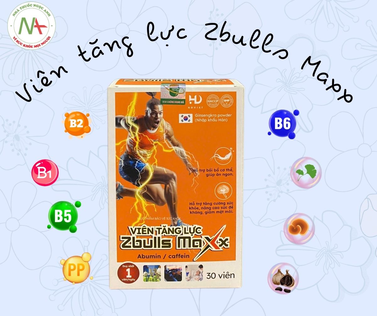 Viên tăng lực Zbulls Maxx