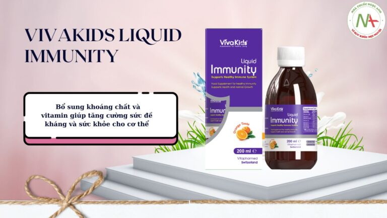 VivaKids Liquid Immunity có tác dụng gì, có tốt không, giá bao nhiêu?