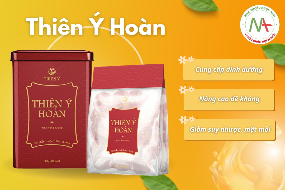 Thiên Ý Hoàn hỗ trợ tăng cường miễn dịch, bổ sung dinh dưỡng, giảm mệt mỏi