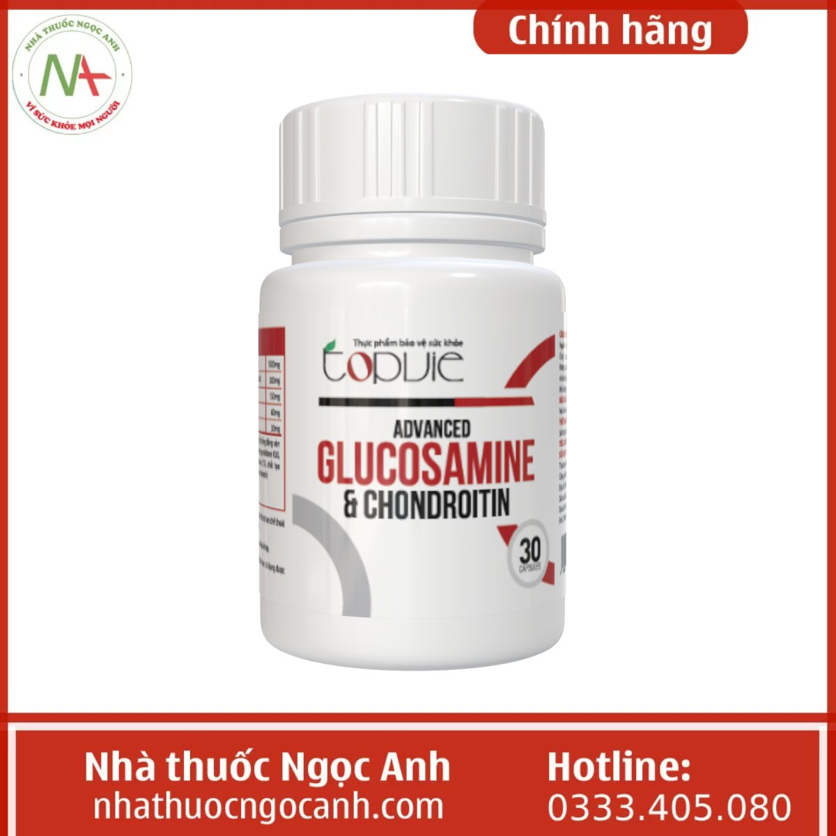 Topvie Advanced Glucosamine & Chondroitin 30 viên