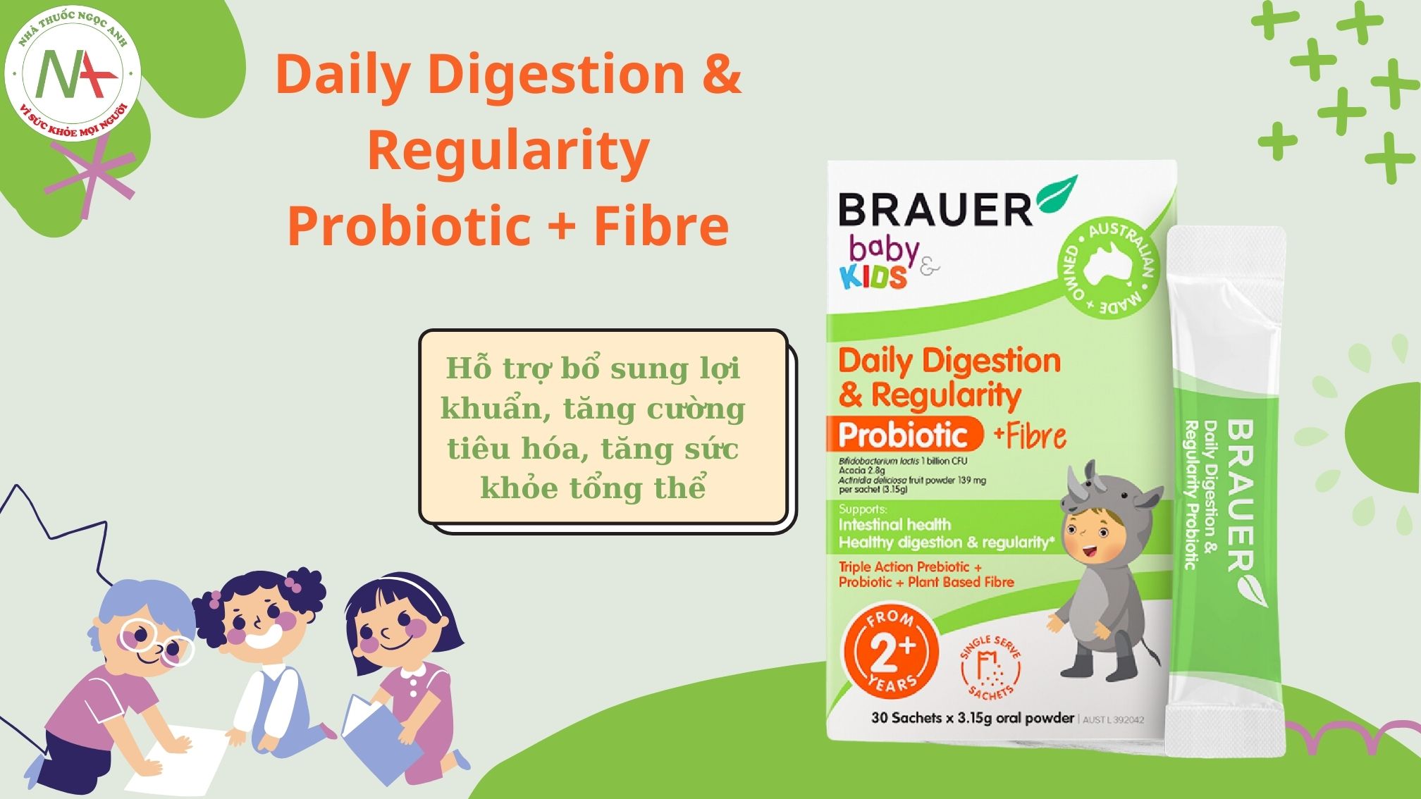 Daily Digestion & Regularity Probiotic + Fibre