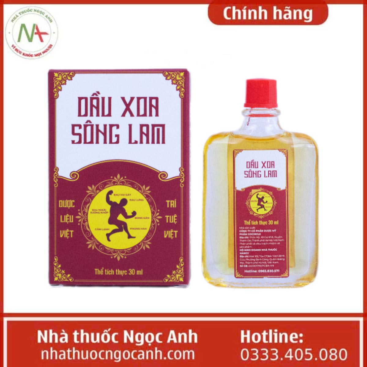 Dầu Xoa Sông Lam