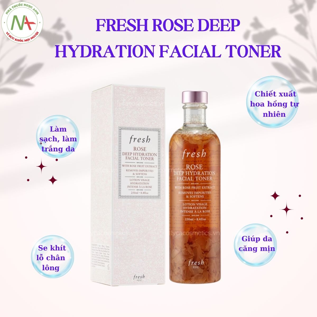 Fresh Rose Deep Hydration Facial Toner 