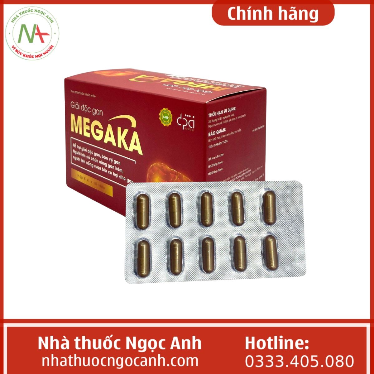 Giải Độc Gan Megaka