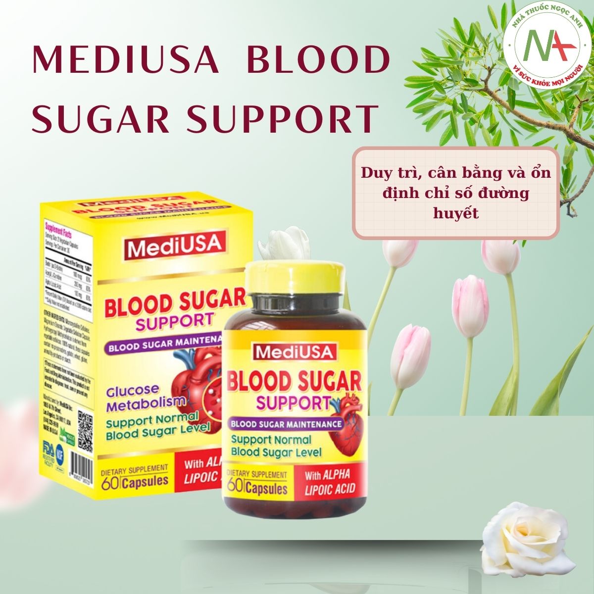 MediUSA Blood Sugar Support