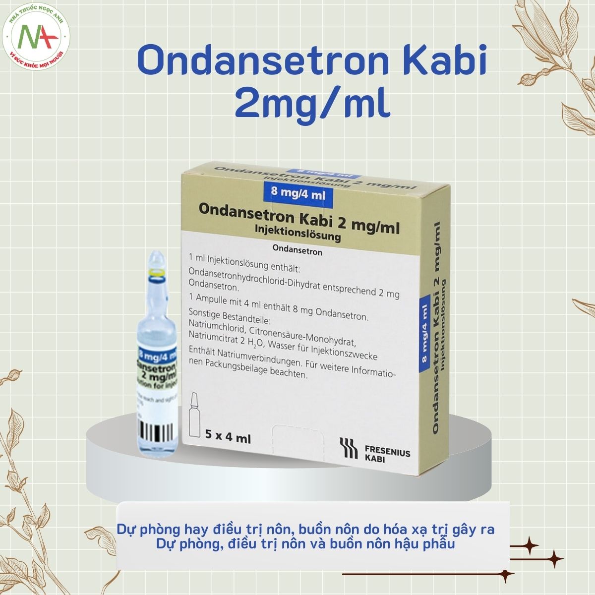 Ondansetron Kabi 2mg/ml