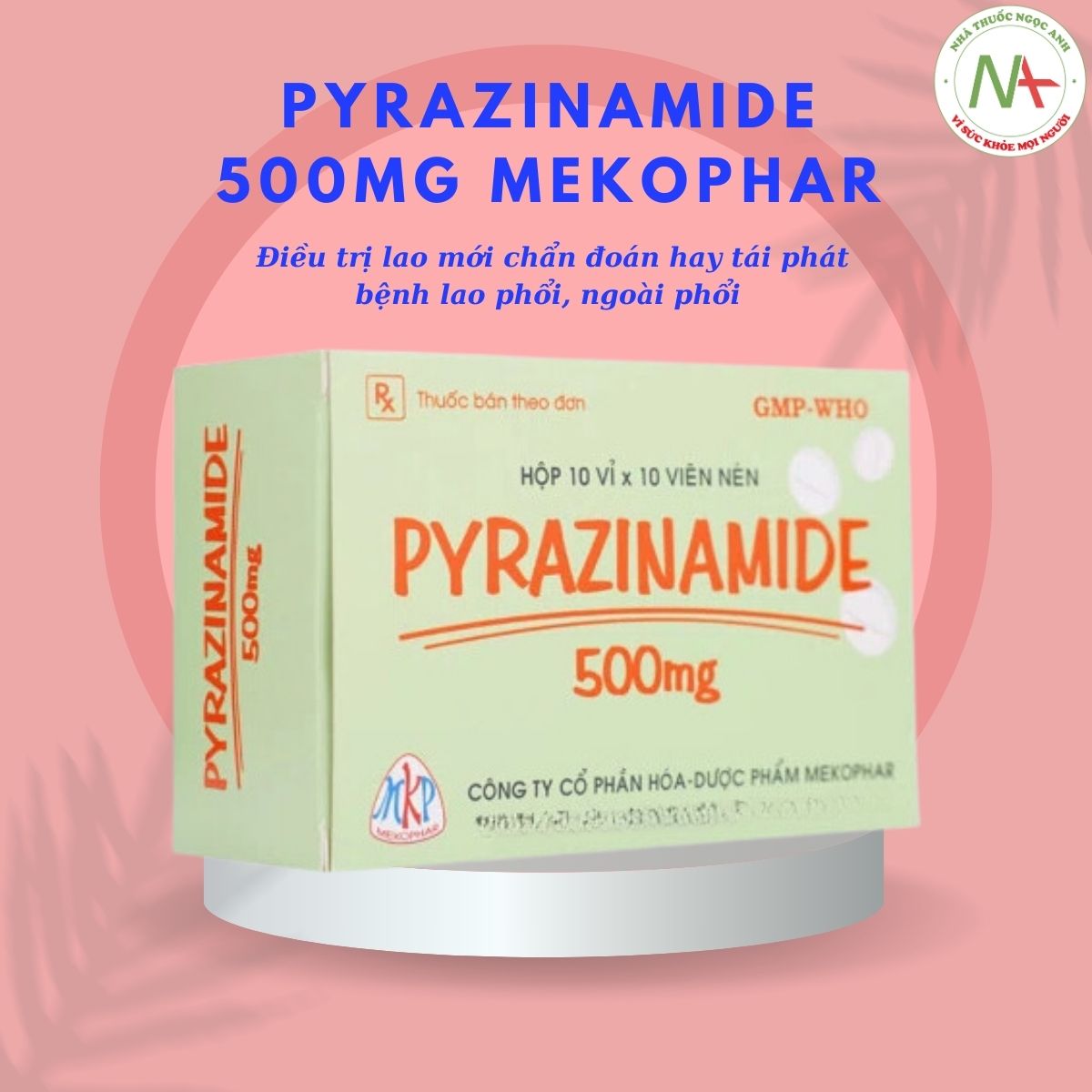 Pyrazinamide 500mg Mekophar