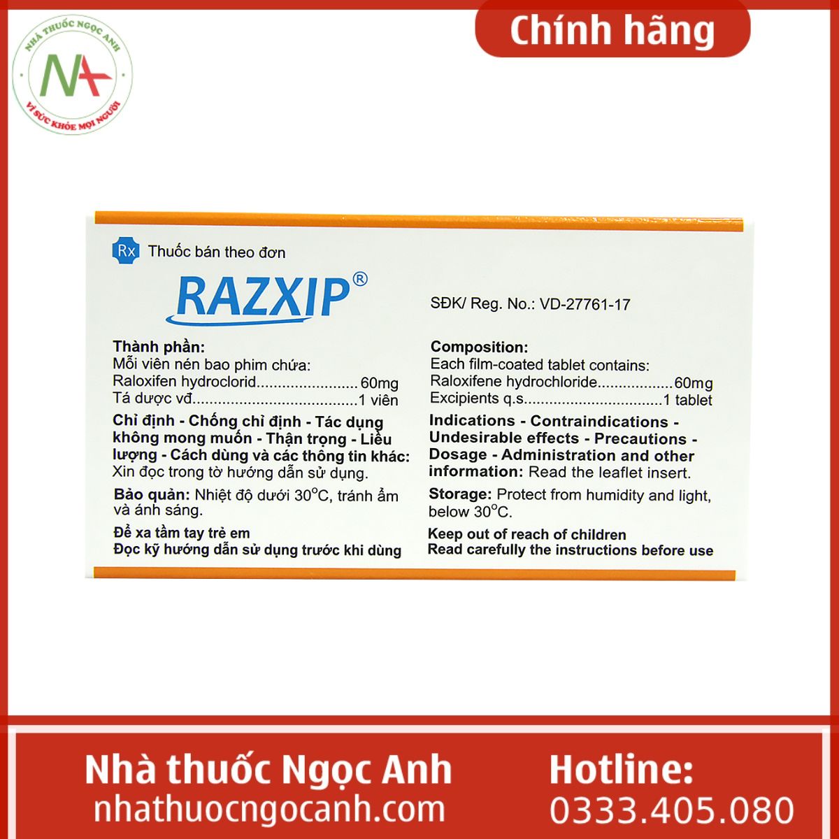 Razxip 60mg