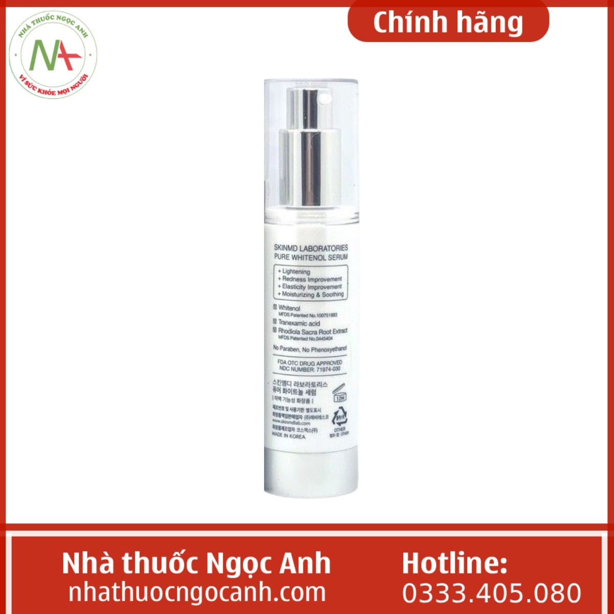 SkinMD Pure Whitenol Serum