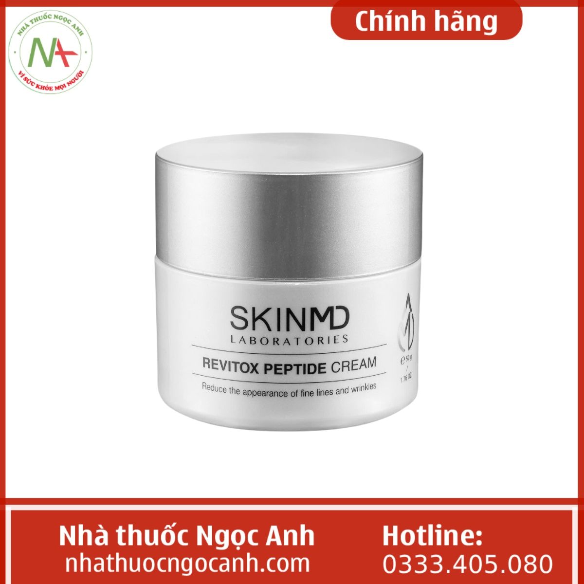 SkinMD Revitox Peptide Cream