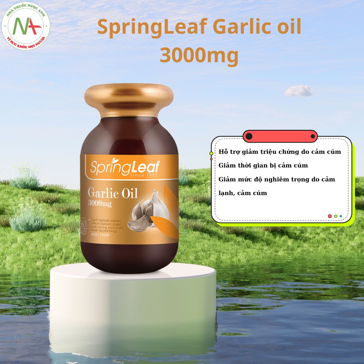 SpringLeaf Garlic oil 3000mg