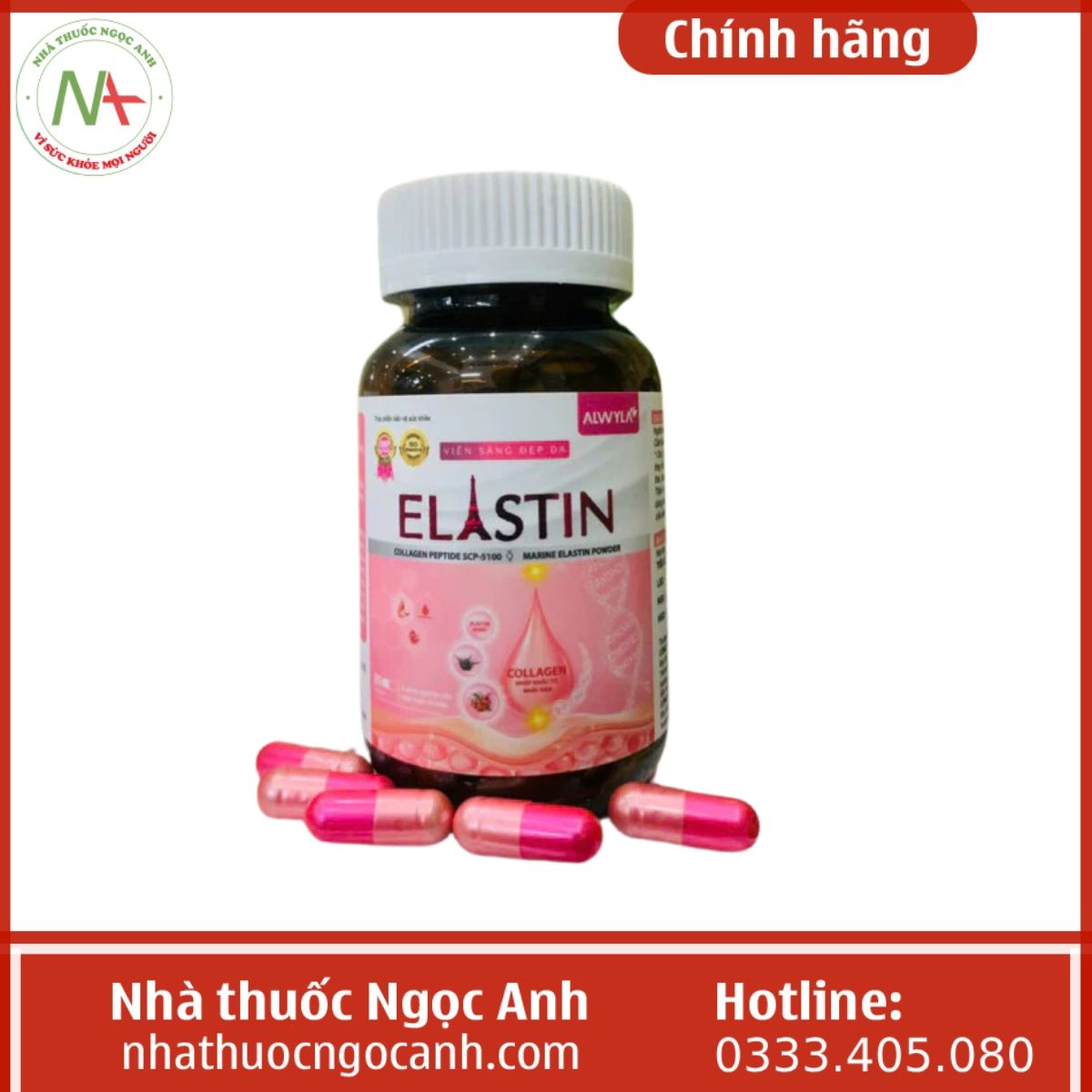 Viên Sáng Đẹp Da Elastin