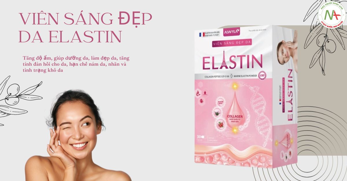 Viên Sáng Đẹp Da Elastin