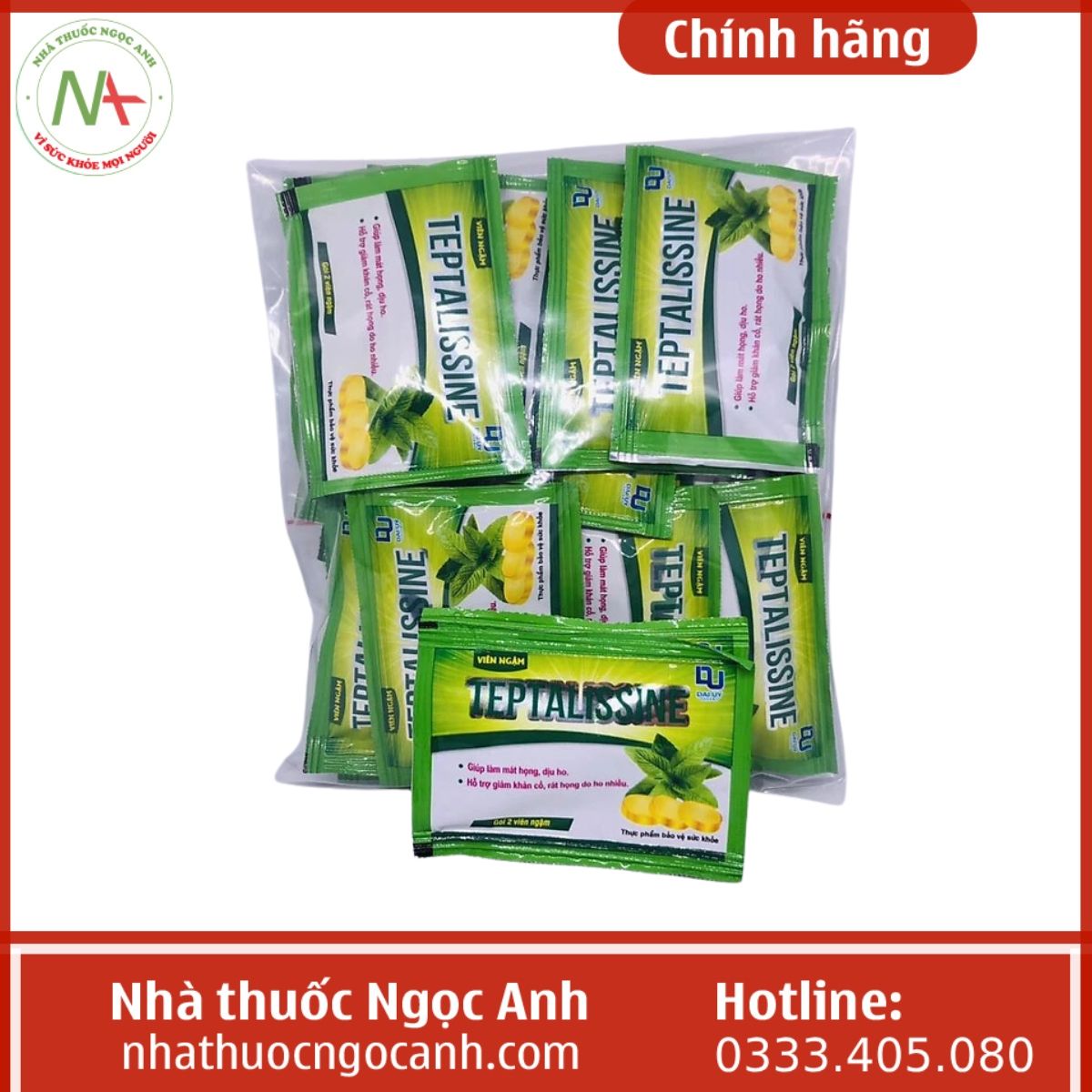 Viên ngậm Teptalissine