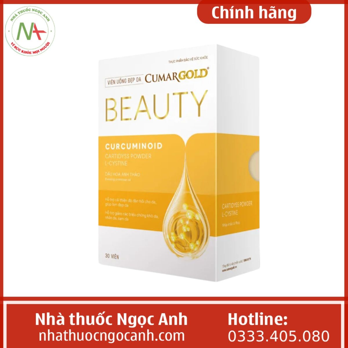 Viên uống đẹp da CumarGold Beauty