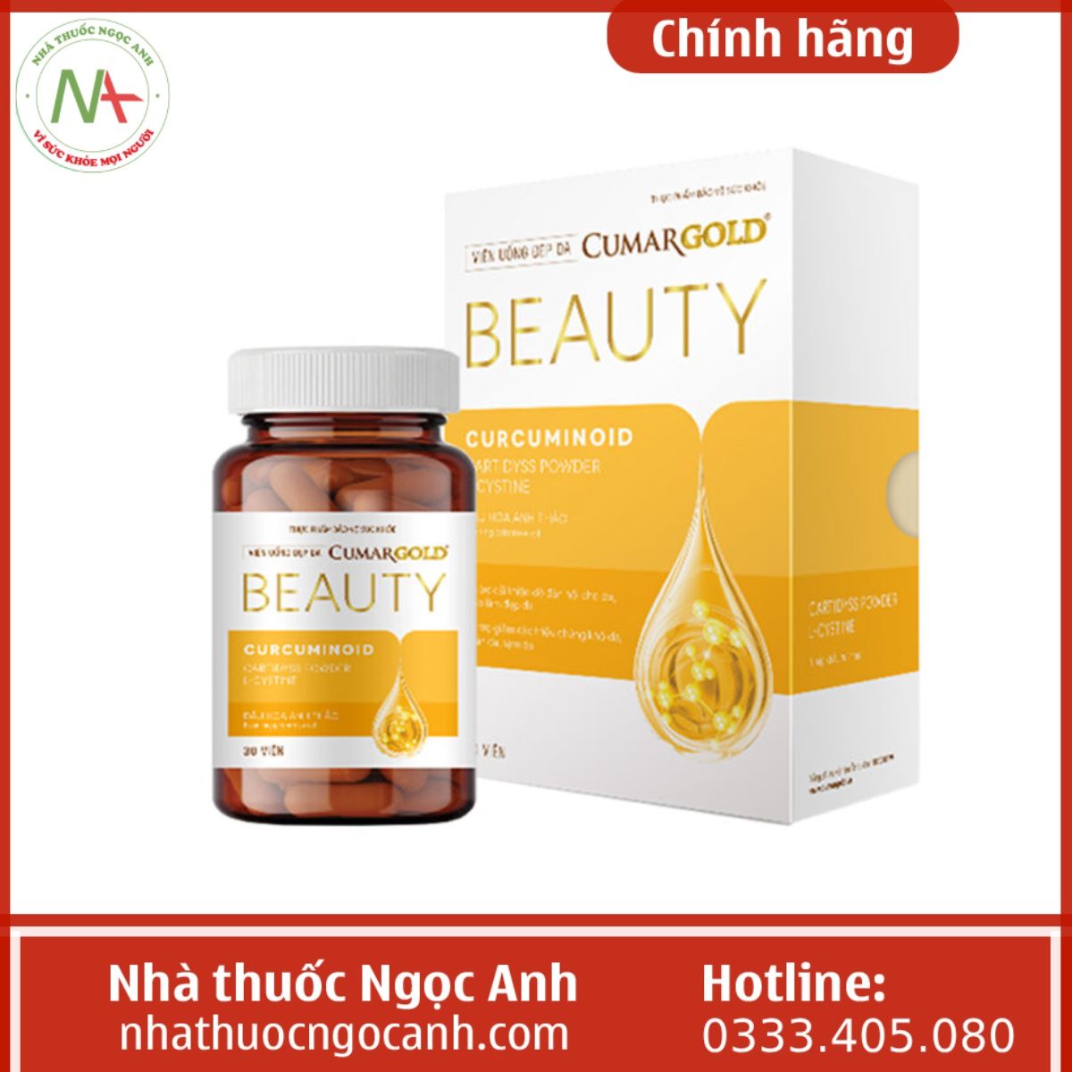 Viên uống đẹp da CumarGold Beauty