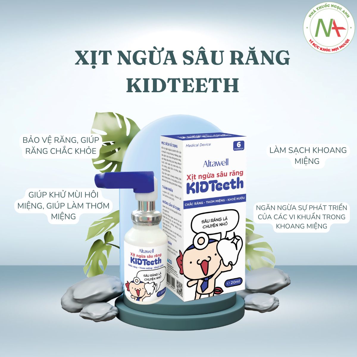 Xịt ngừa sâu răng Kidteeth