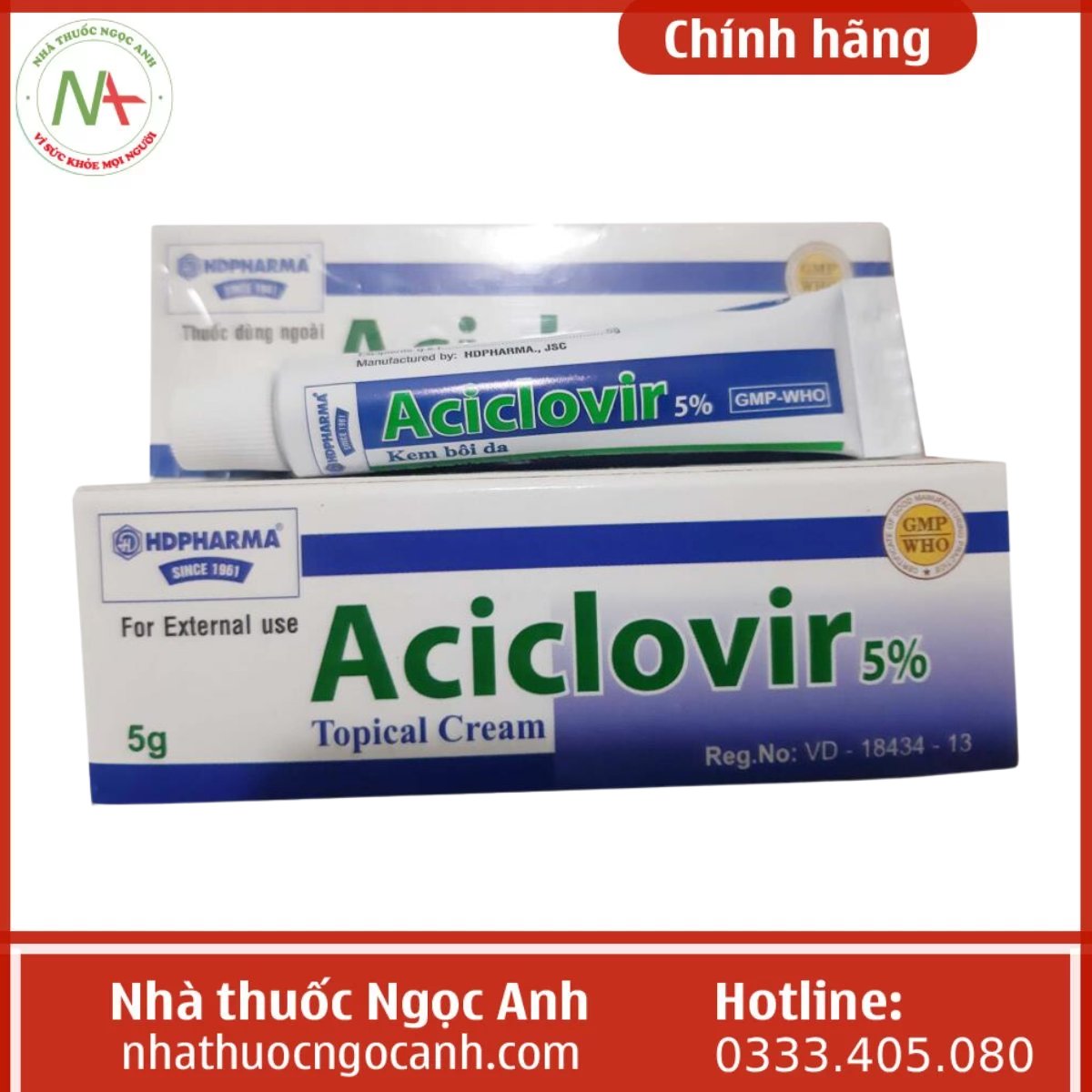 Aciclovir 5% HDPharma