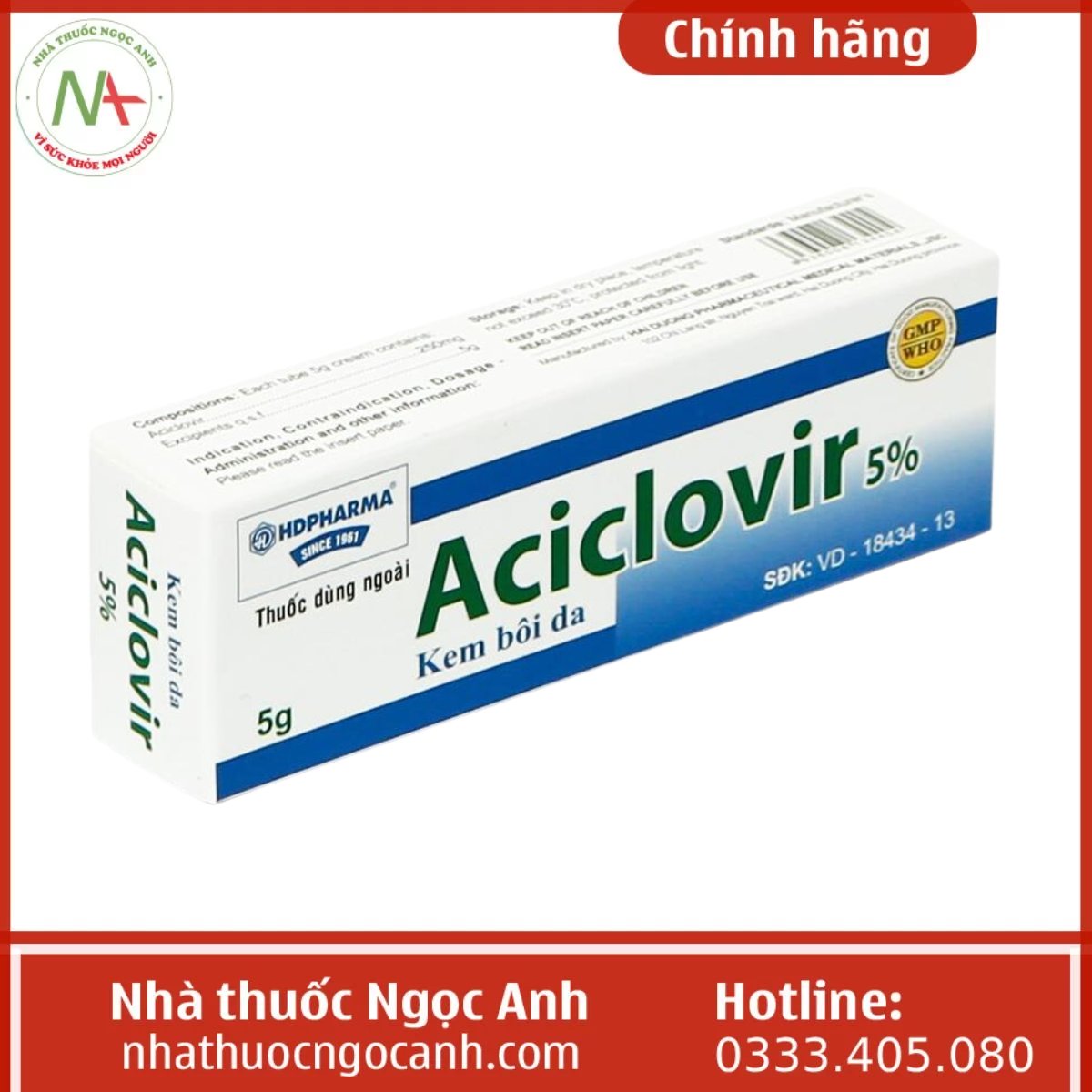 Aciclovir 5% HDPharma