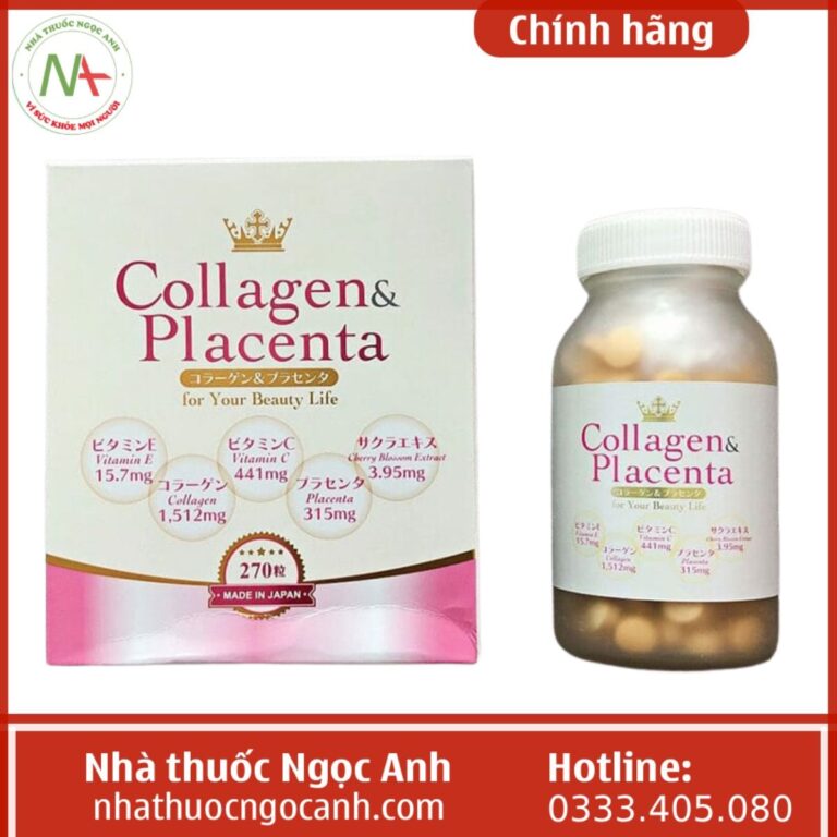 Collagen & Placenta 5 in 1 Nhật Bản