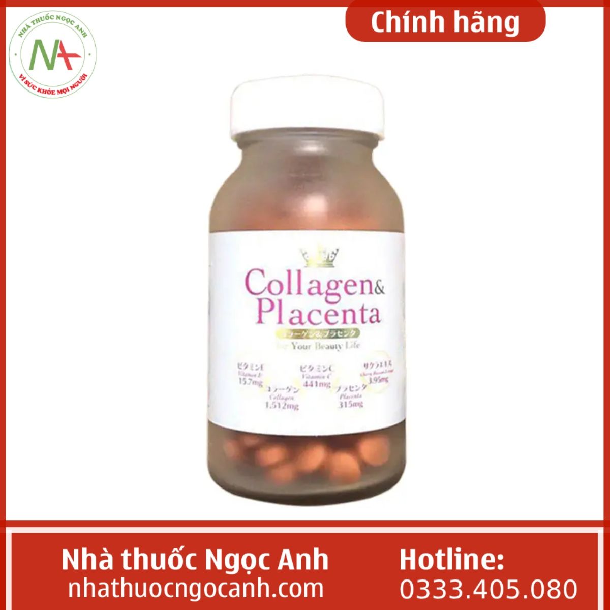 Collagen & Placenta 5 in 1 Nhật Bản