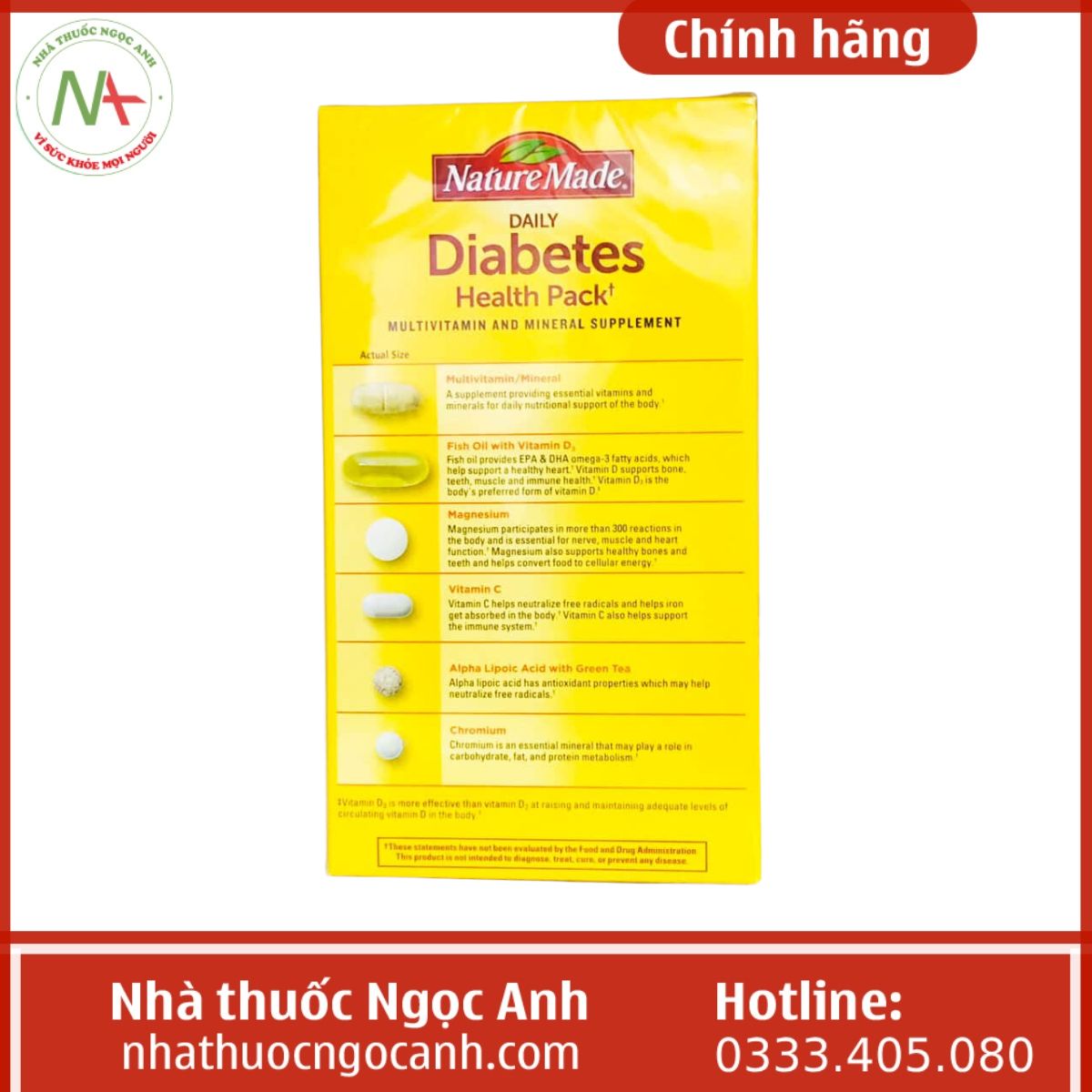 Nature Made Diabetes Health Pack