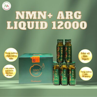 NMN Arg Liquid 12000 tăng cường sức khỏe, ngăn ngừa lão hóa