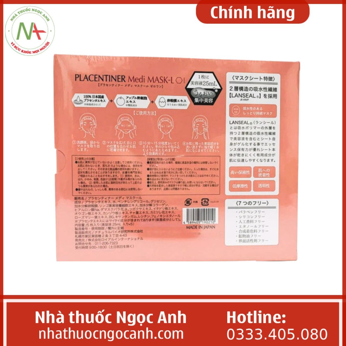 Mặt nạ Royal Placentiner Medi Mask-L