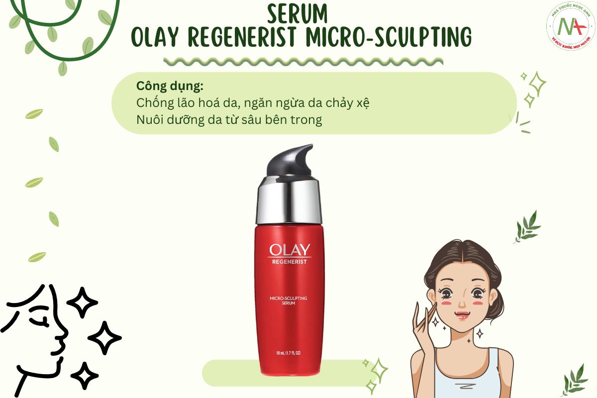 Serum Olay Regenerist Micro-Sculpting đến từ Mỹ