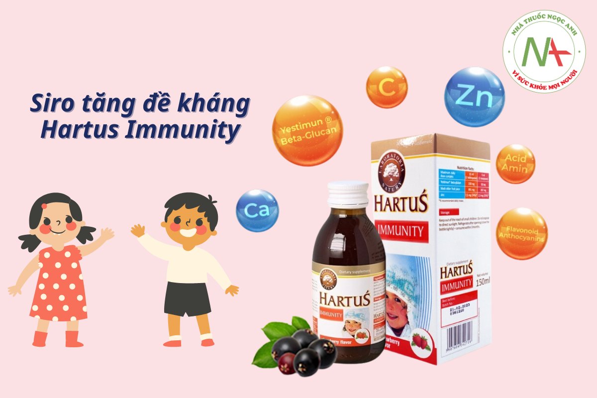 Siro tăng đề kháng cho trẻ nhập khẩu Ba Lan - Hartus Immunity