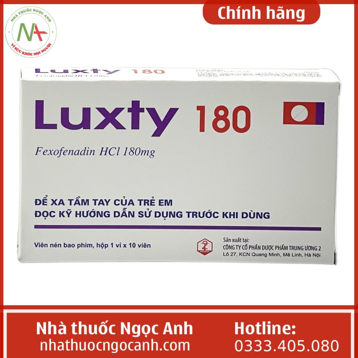 Thuốc Luxty 180