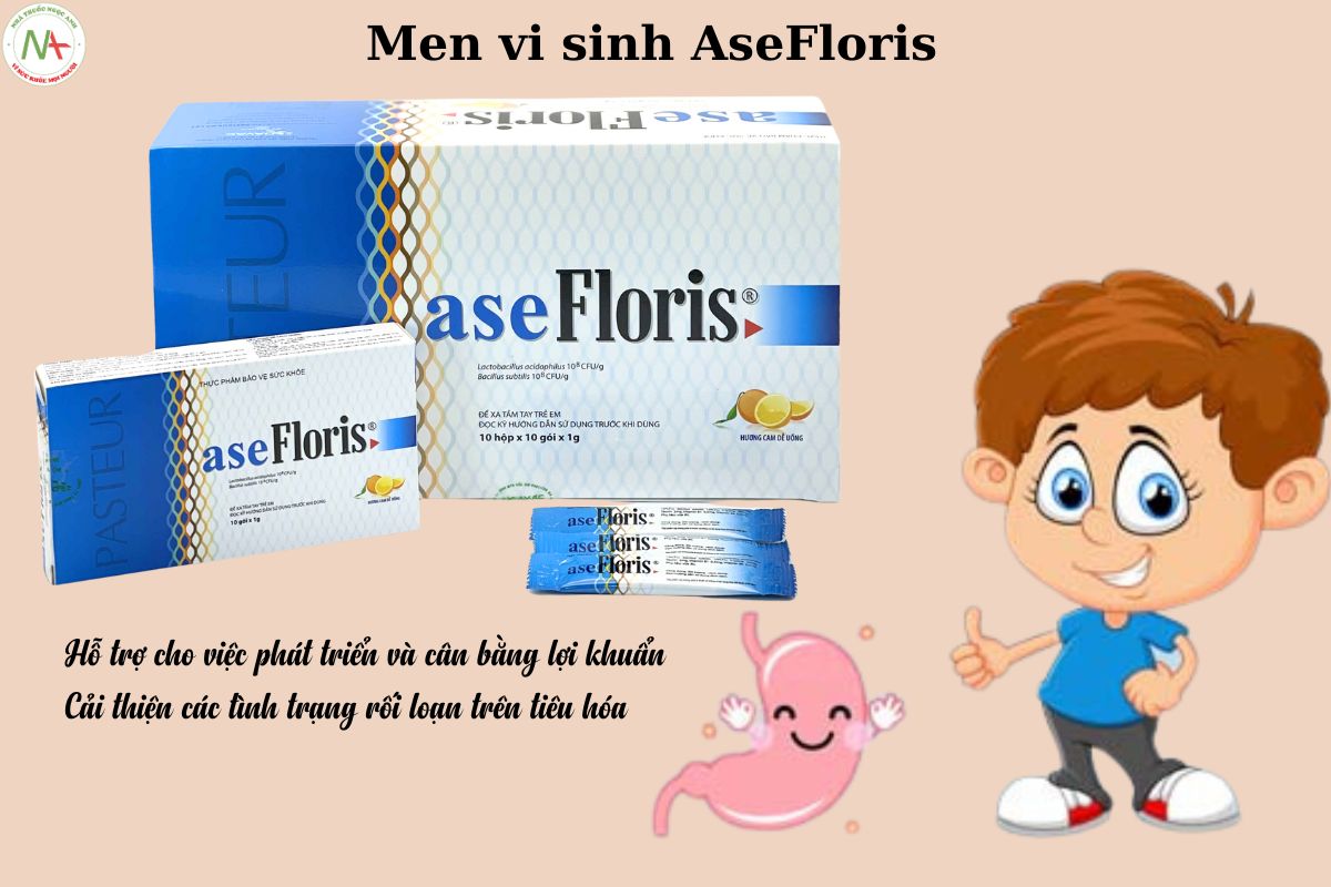 Tác dụng của AseFloris (màu xanh)