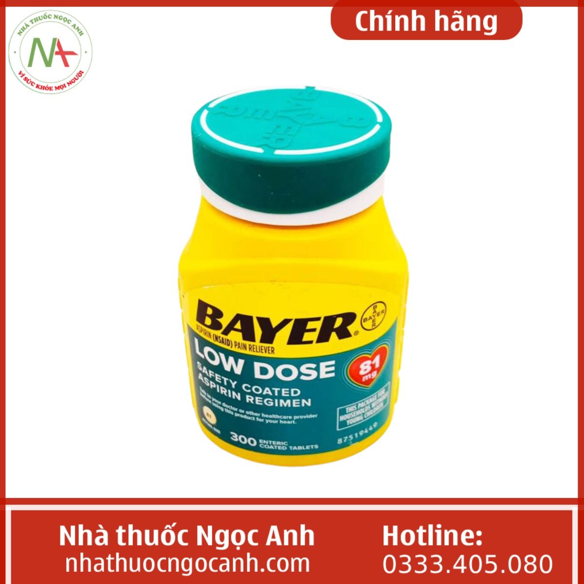 Bayer Low Dose 81mg