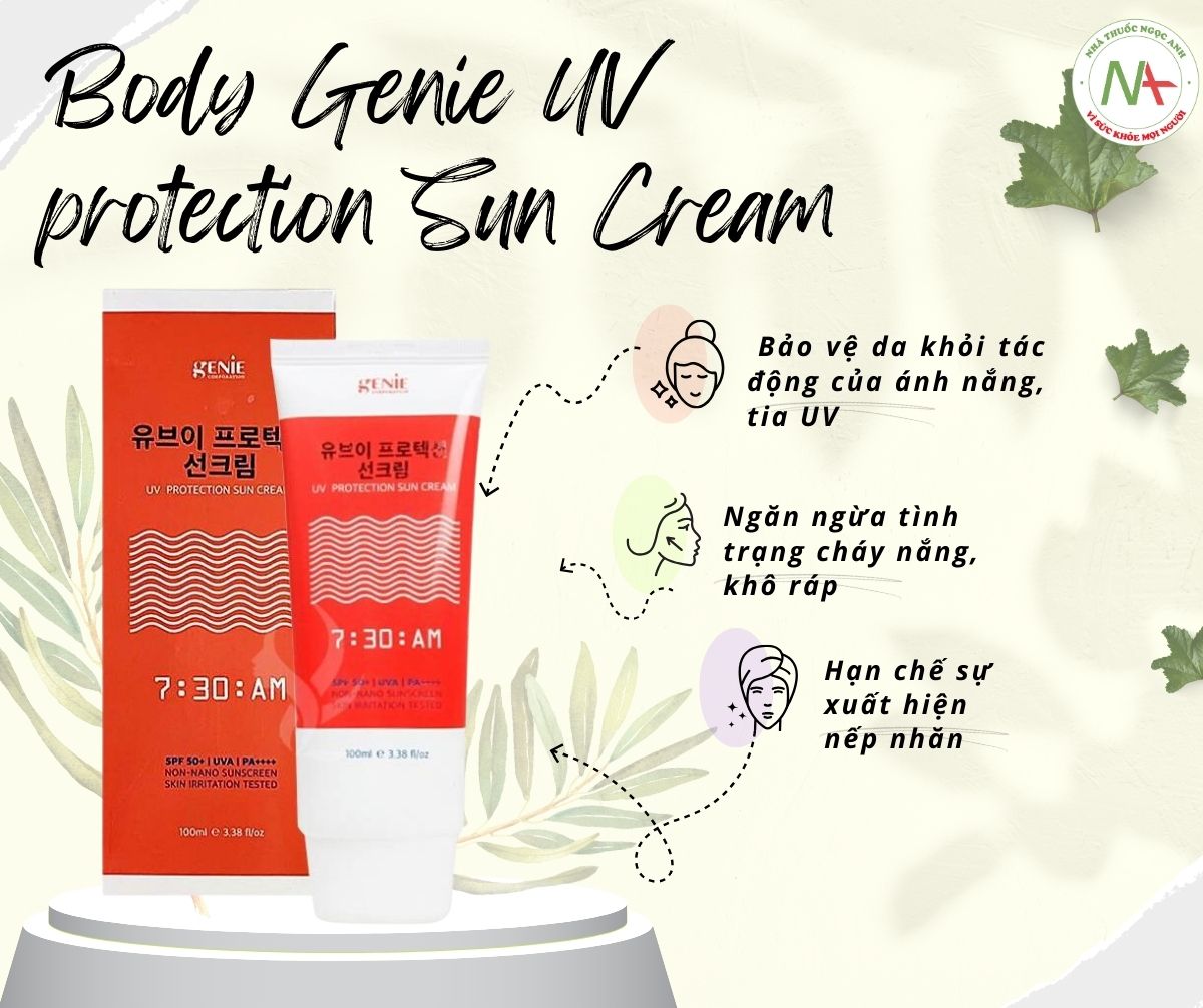 Body Genie UV protection Sun Cream