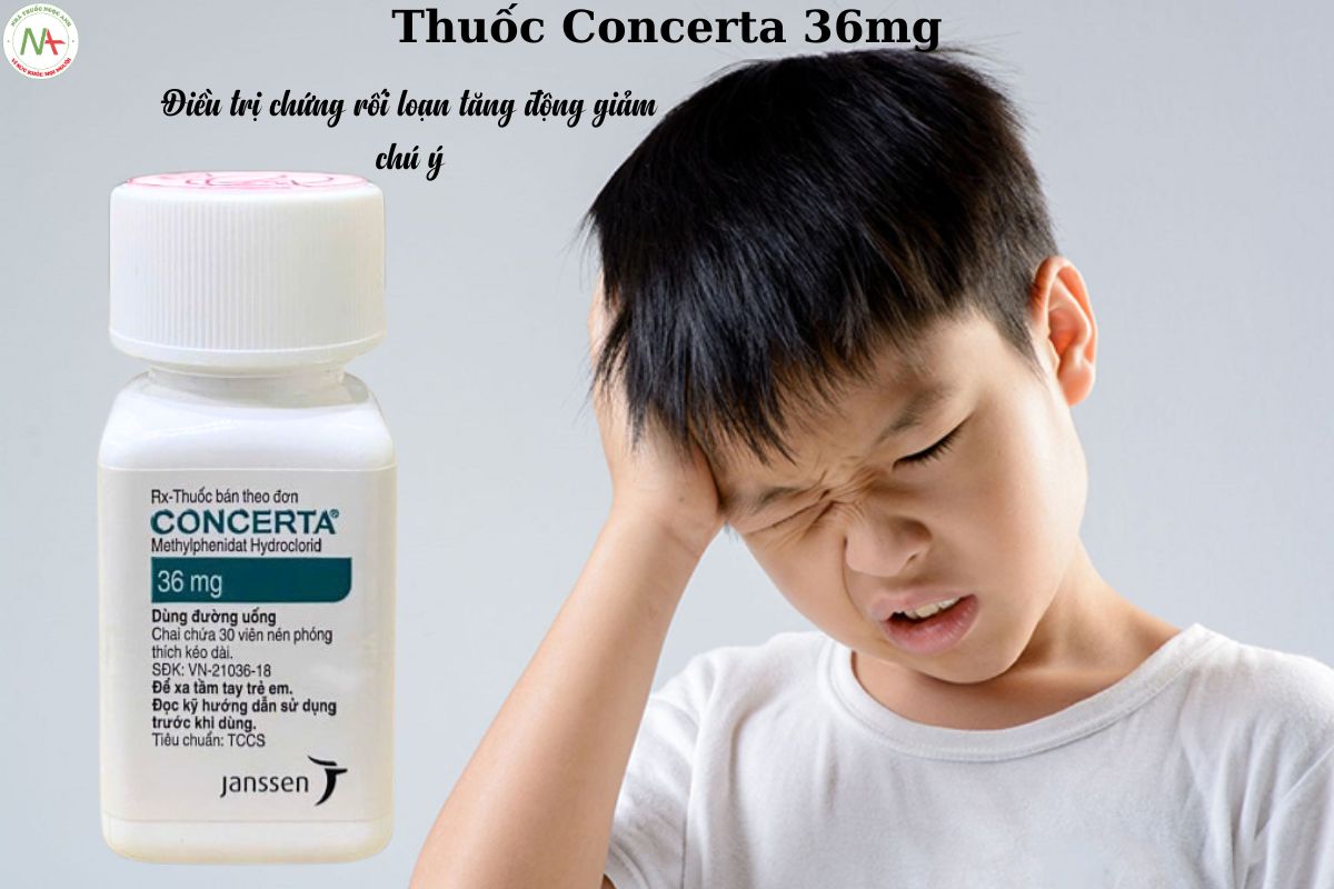 Chỉ định của thuốc Concerta 36mg