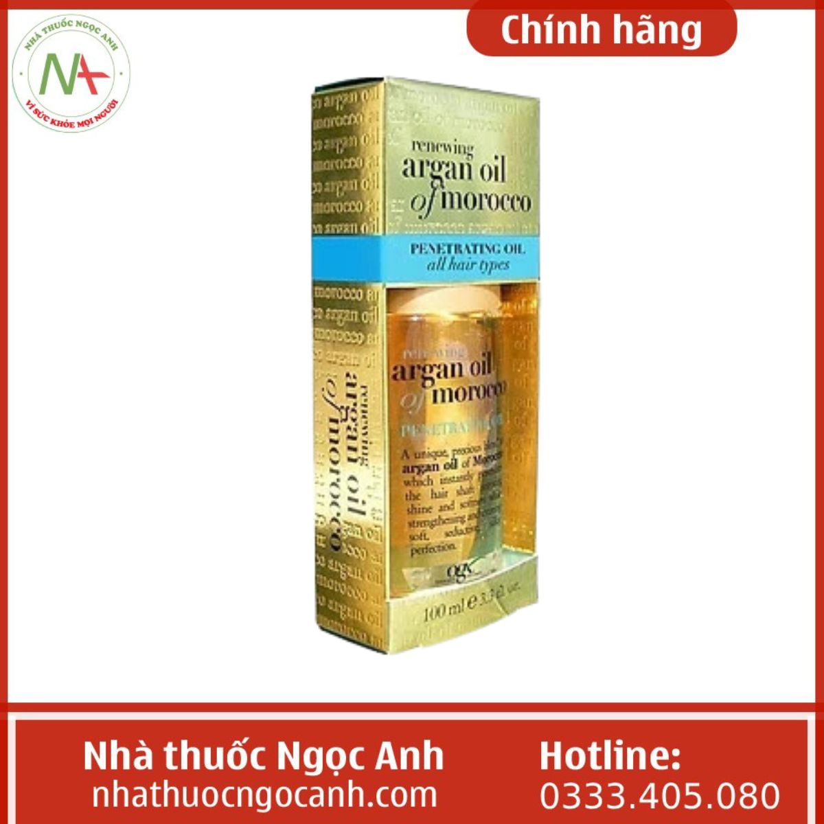 Dầu dưỡng tóc Renewing+ Argan Oil