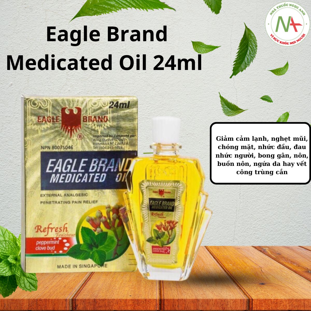 Eagle Brand Medicated Oil 24ml 