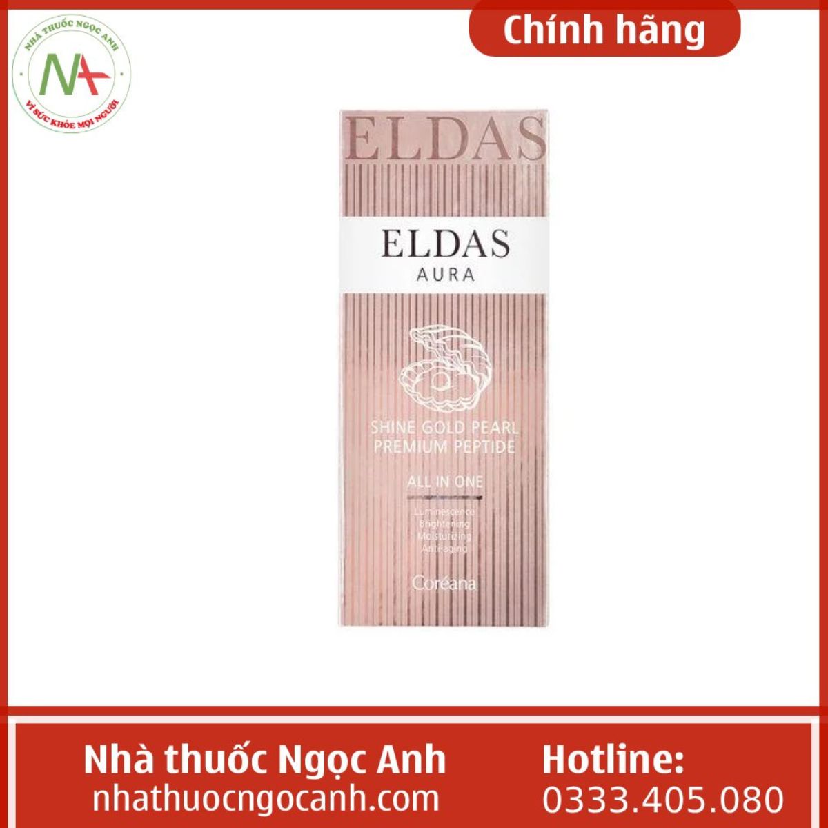 Eldas Aura Shine Gold Pearl Premium Peptide