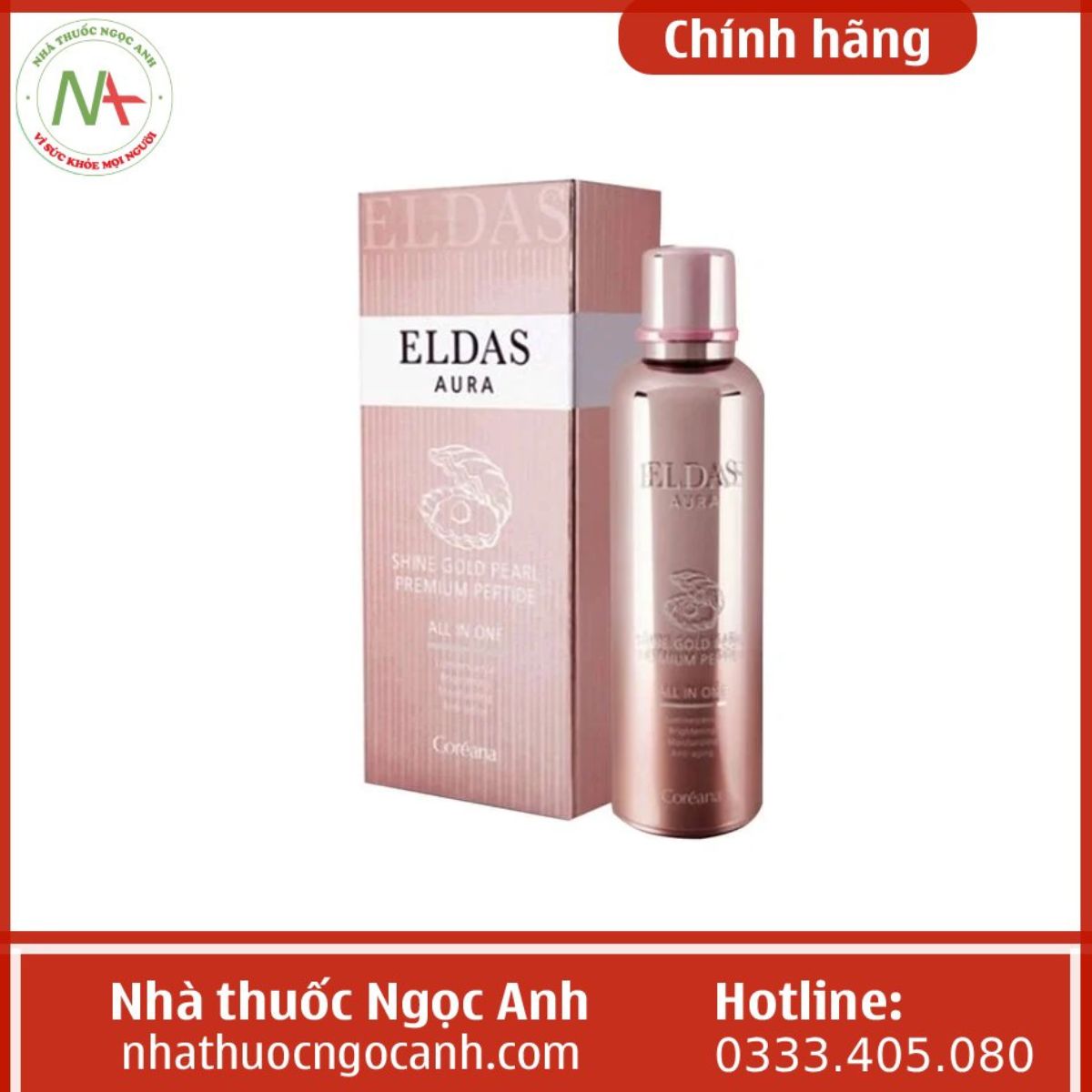 Eldas Aura Shine Gold Pearl Premium Peptide