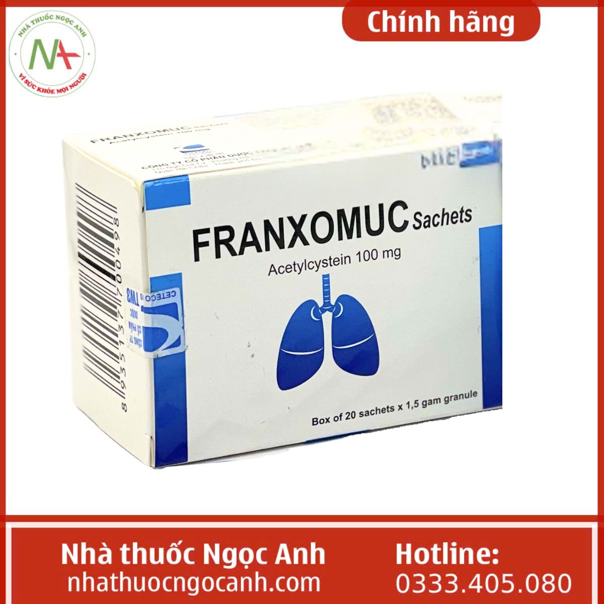 thuốc Franxomuc 100mg