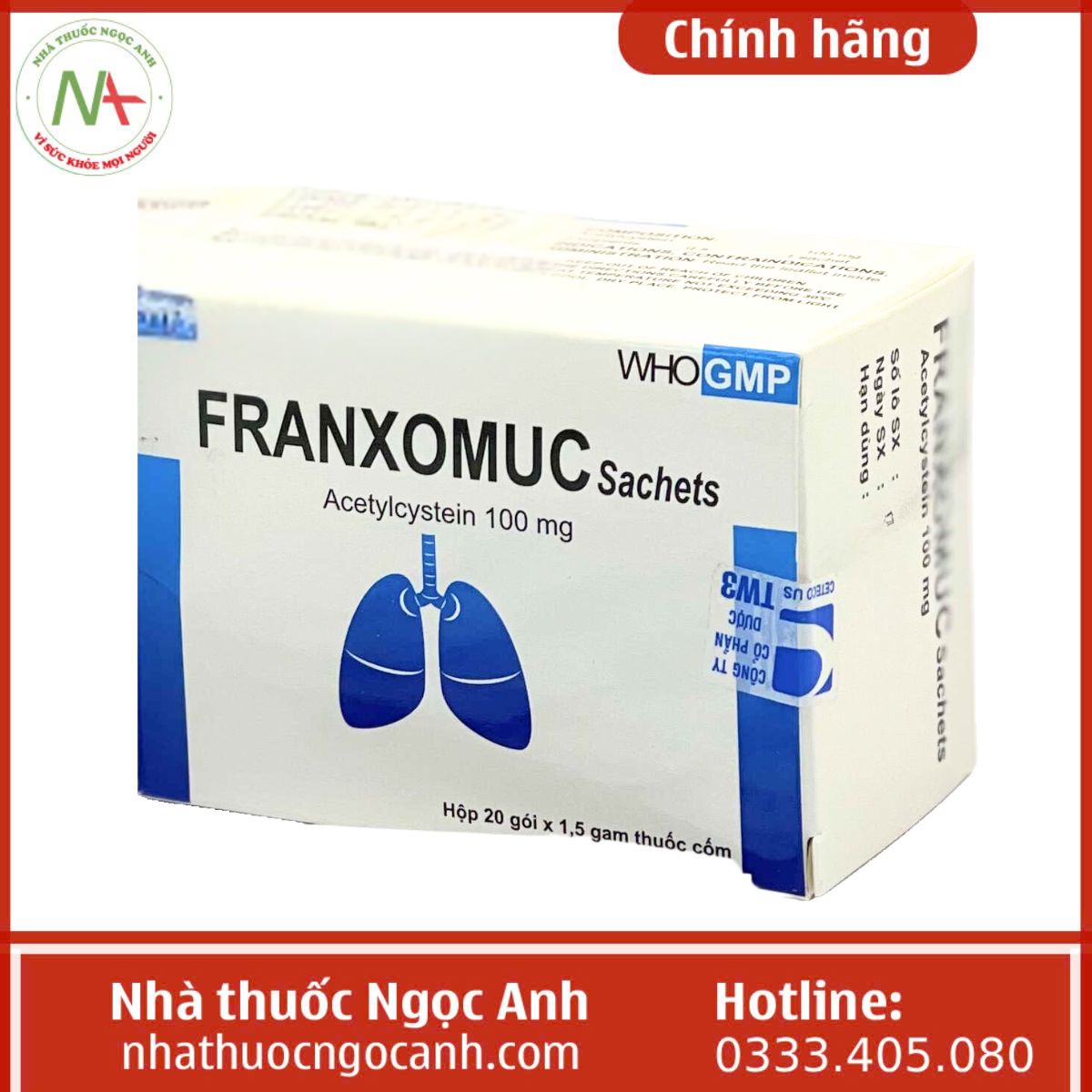 thuốc Franxomuc 100mg