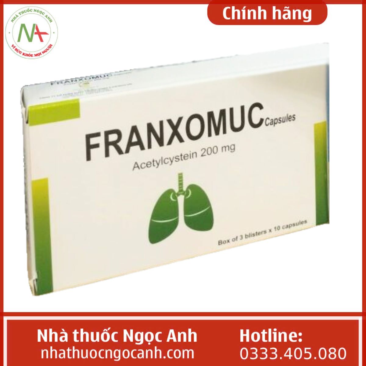 thuốc Franxomuc Capsules 200mg